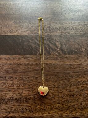 Coach Gold Heart Necklace for Women